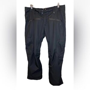 686 Mens Black Snowboard Cargo Ski Pants Size L Infidry Waterproof Insulated EUC